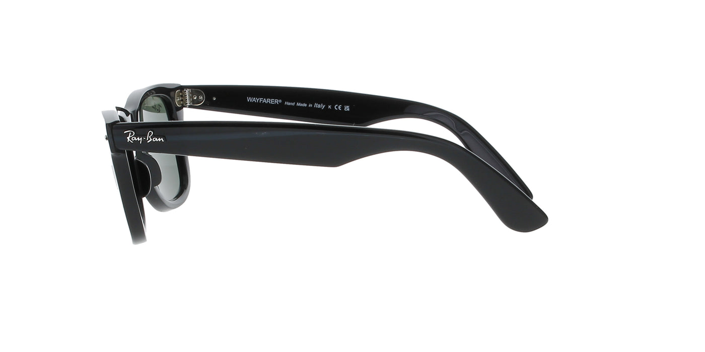 Polished Black Rayban Wayfarer Ease Sunglasses