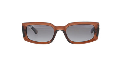 Transparent Brown Polarised Rayban Kiliane Sunglasses