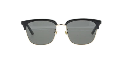 Black and Gold Square Gucci Sunglasses