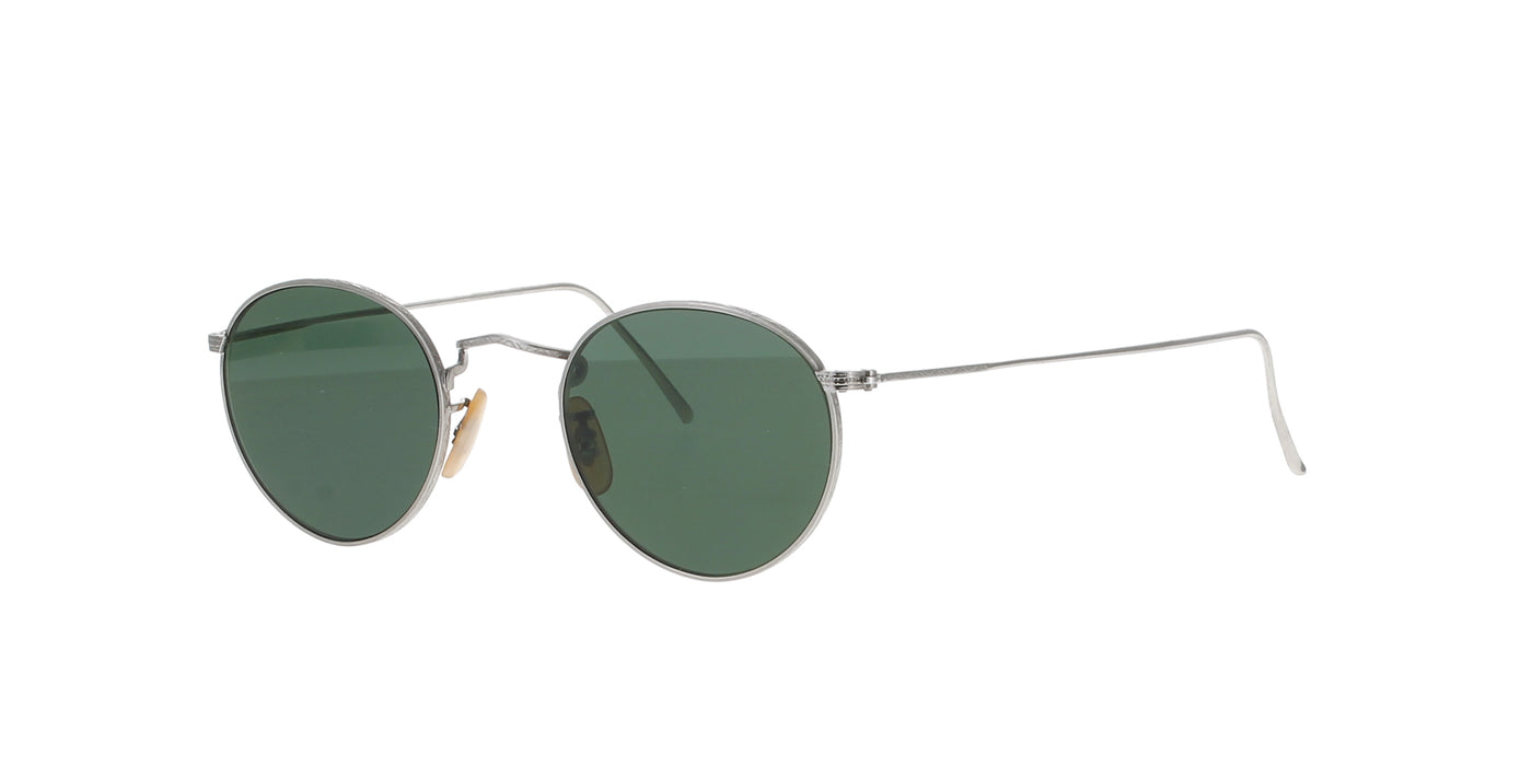 Vintage Silver Round Titanium Calvin Klein Sunglases