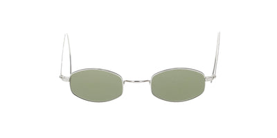 Retro Silver Angular Titanium Sunglasses