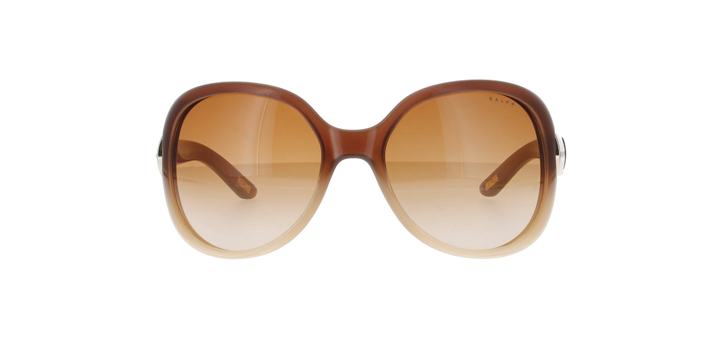 Brown Gradient Wrap Ralph by Ralph Lauren Sunglasses