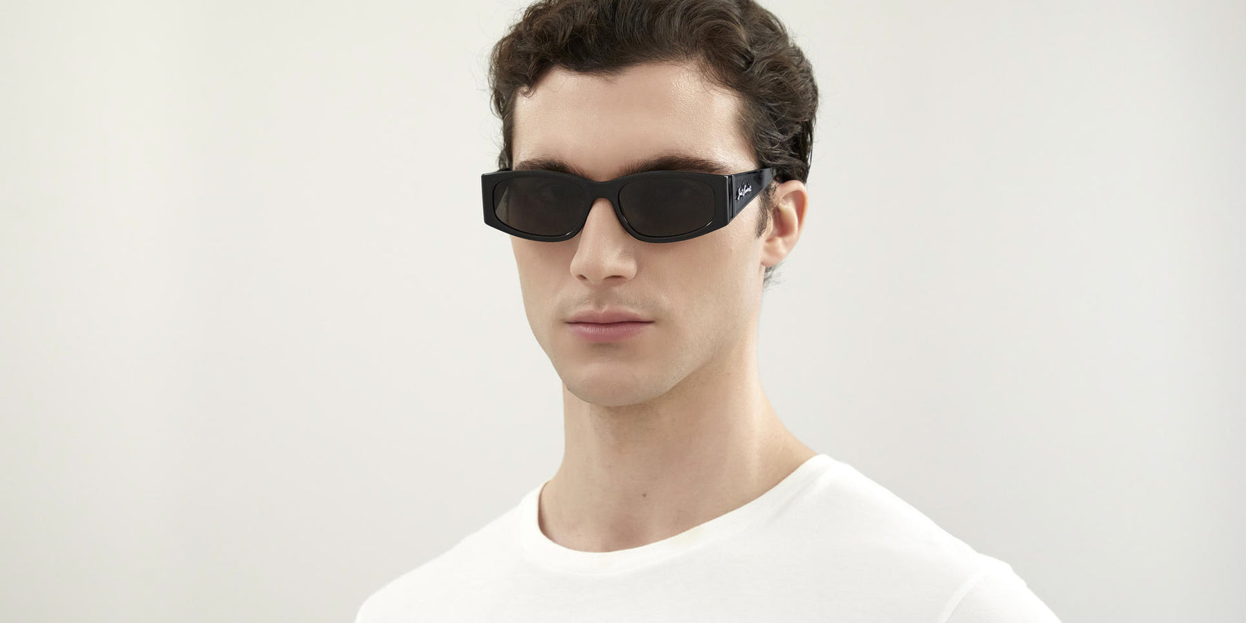 Saint Laurent SL 329 Wraparound Sunglasses | Fashion Eyewear US