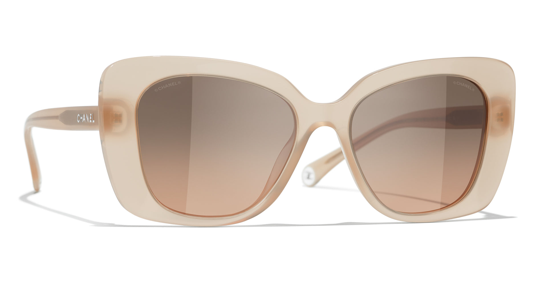 Beige fashion sunglasses