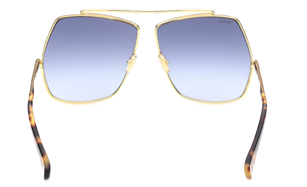 MaxMara Sunglasses ELSA MM0006 Gold cheapest Rim Smoke 64/12/135