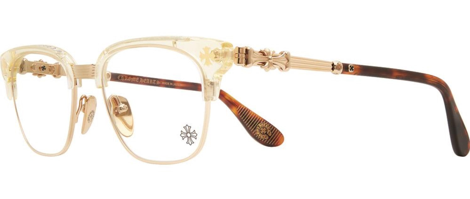 Chrome Hearts Bonennoisseur II Clubmaster Glasses | Fashion Eyewear US