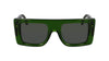 Victoria Beckham VB677S Transparent Green/Green #colour_transparent-green-green