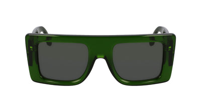 Victoria Beckham VB677S Transparent Green/Green #colour_transparent-green-green