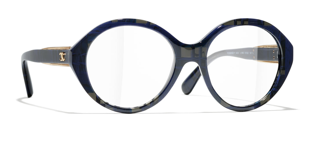 Chanel round glasses best sale