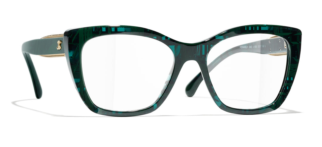 CHANEL 3460 Cat Eye Glasses Fashion Eyewear