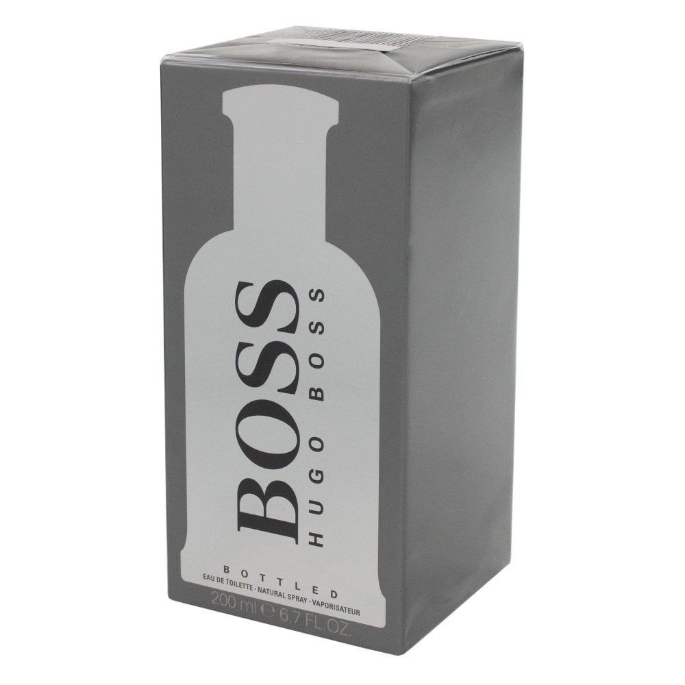 Boss Bottled Grey 200ml Eau De Toilette: A Woody Amber Fragrance for Him