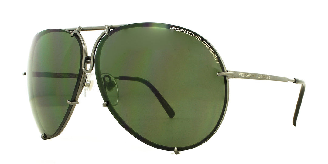 NEW top Porsche P8478 B 69mm Aviator Sunglasses in Silver