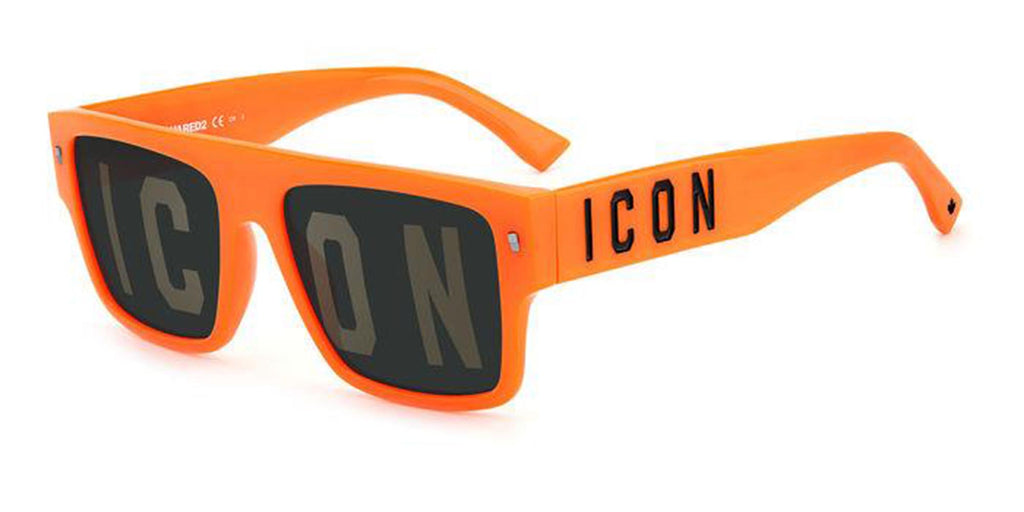 DSQUARED2 Icon 0003/S Orange/Grey #colour_orange-grey