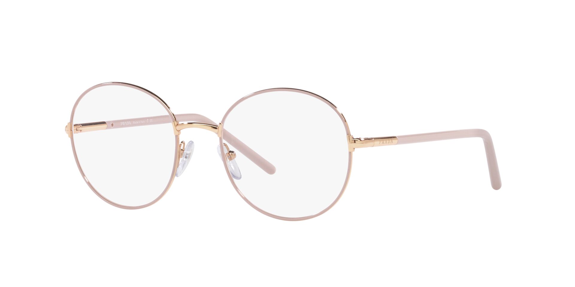 Prada VPR55W Round Glasses | Fashion Eyewear