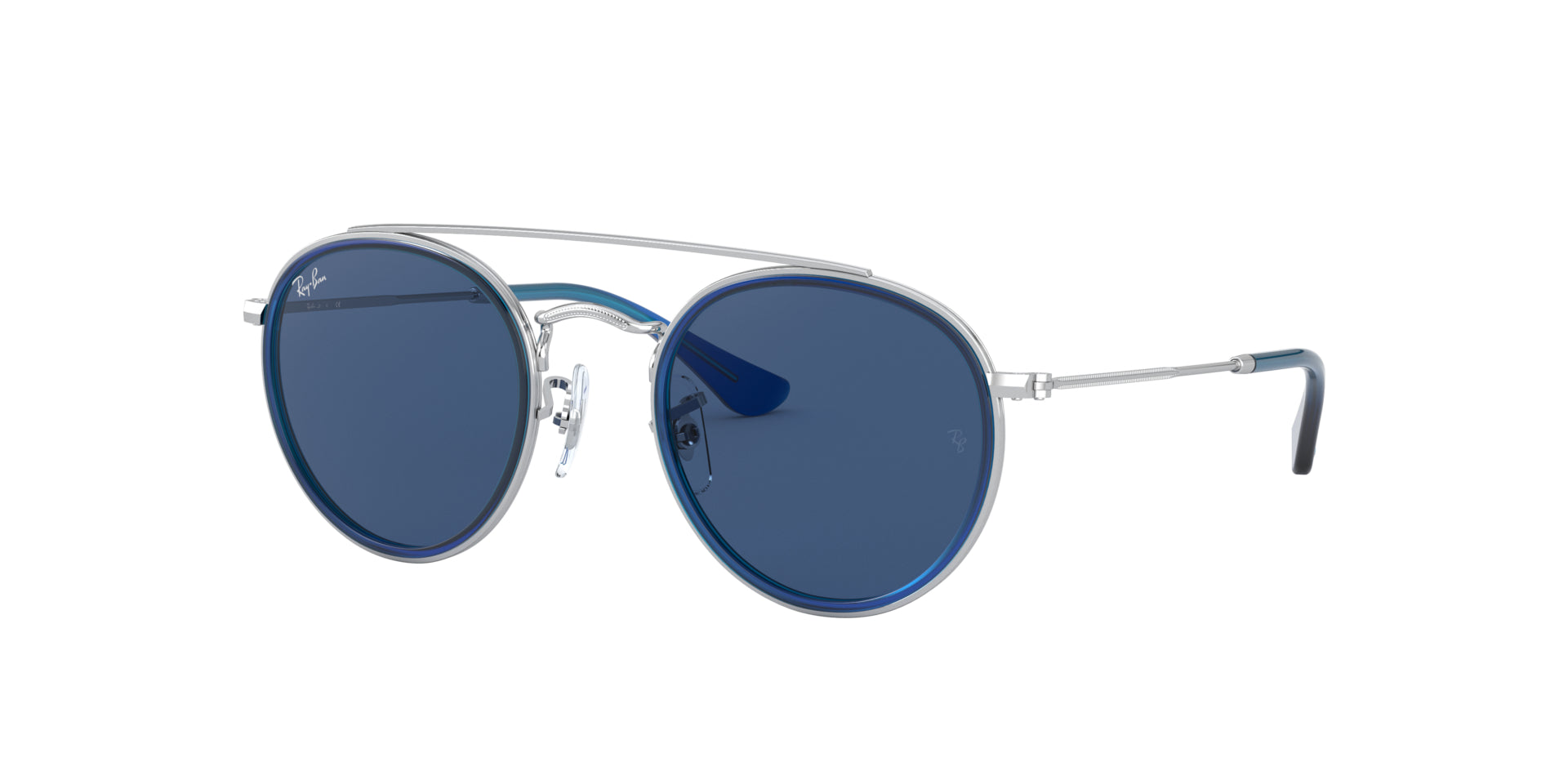 Round metal junior online ray ban