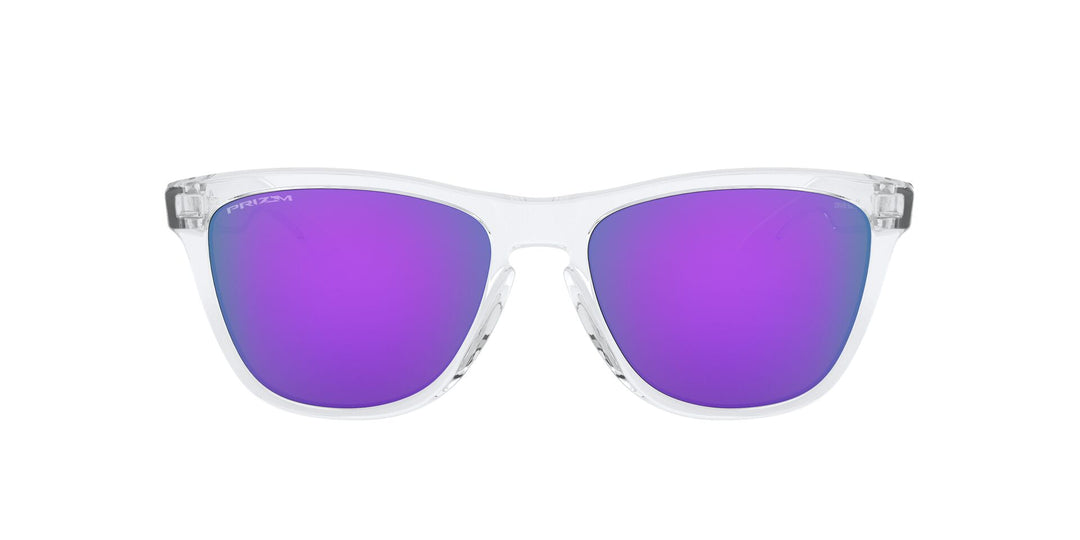 Oakley Frogskins Sunglasses Polished Clear Prizm Violet