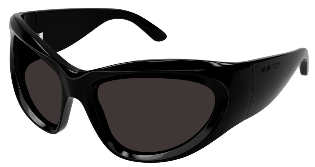 Bottega Veneta '00s Black Wraparound Sunglasses