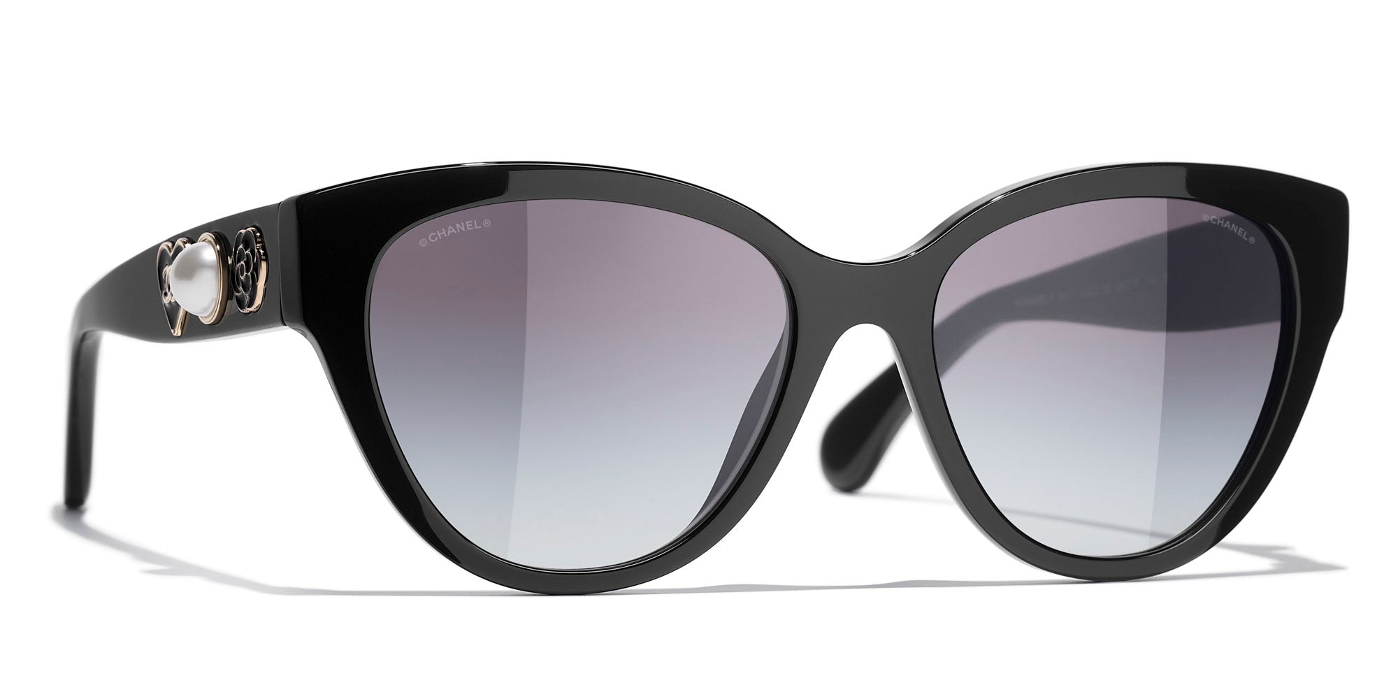 Chanel Butterfly Sunglasses CH5477 56 Gray  Black Sunglasses  Sunglass  Hut Australia