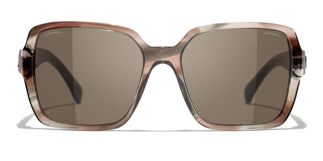 CHANEL 5408 Square Acetate Sunglasses | Fashion Eyewear