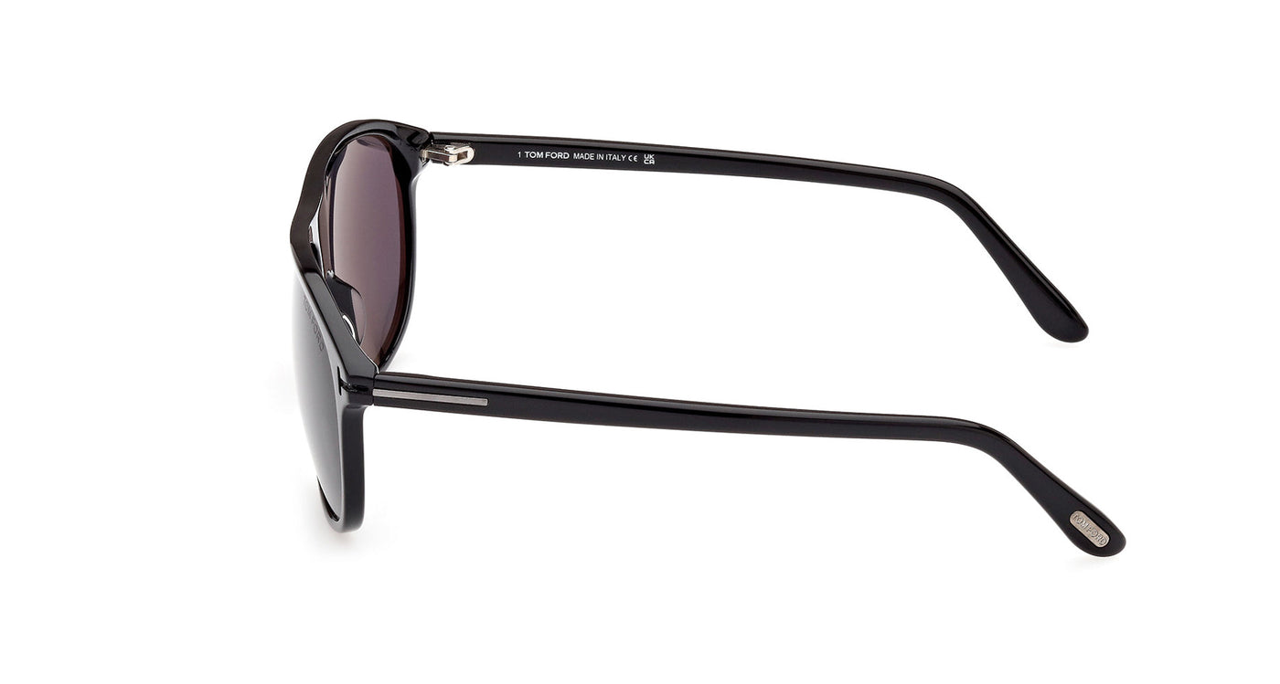 Tom Ford Prescott TF1027-N Shiny Black/Smoke #colour_shiny-black-smoke