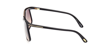 Tom Ford Meryl TF1038 Shiny Black/Smoke Gradient #colour_shiny-black-smoke-gradient