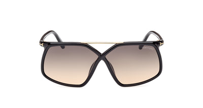 Tom Ford Meryl TF1038 Shiny Black/Smoke Gradient #colour_shiny-black-smoke-gradient