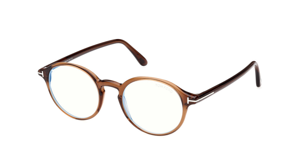 Tom Ford TF5867-B Blue Light Shiny Dark Brown #colour_shiny-dark-brown