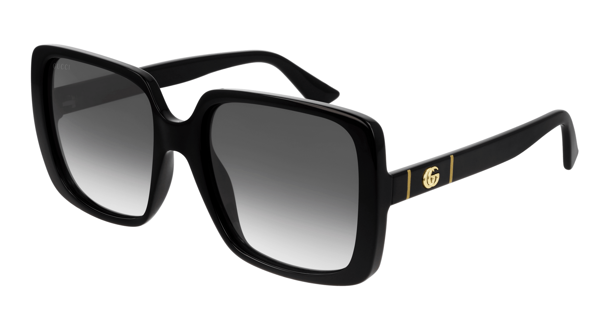 Gucci Square Gradient Sunglasses - Black Sunglasses, Accessories