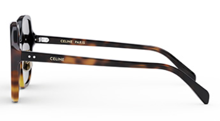 CELINE CL40230F Square Sunglasses | Fashion Eyewear UK