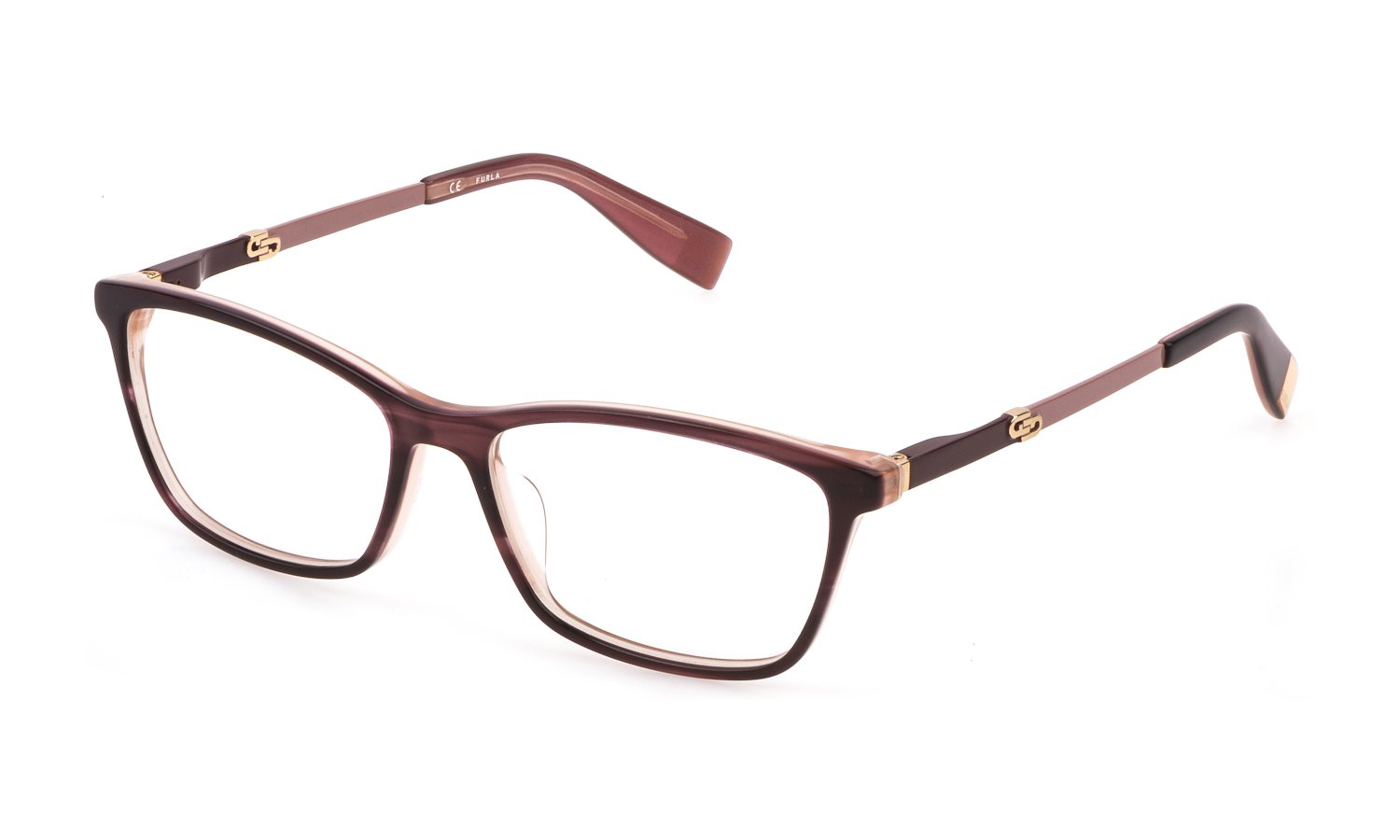 Furla VFU494 Rectangle Glasses | Fashion Eyewear US