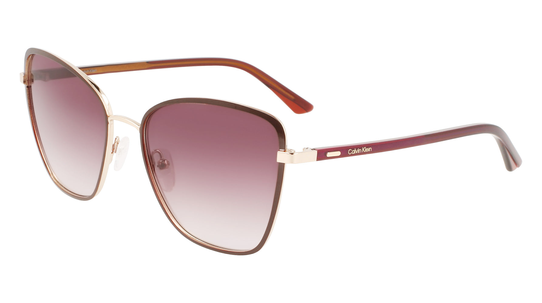 Calvin klein women's aviator hot sale sunglasses