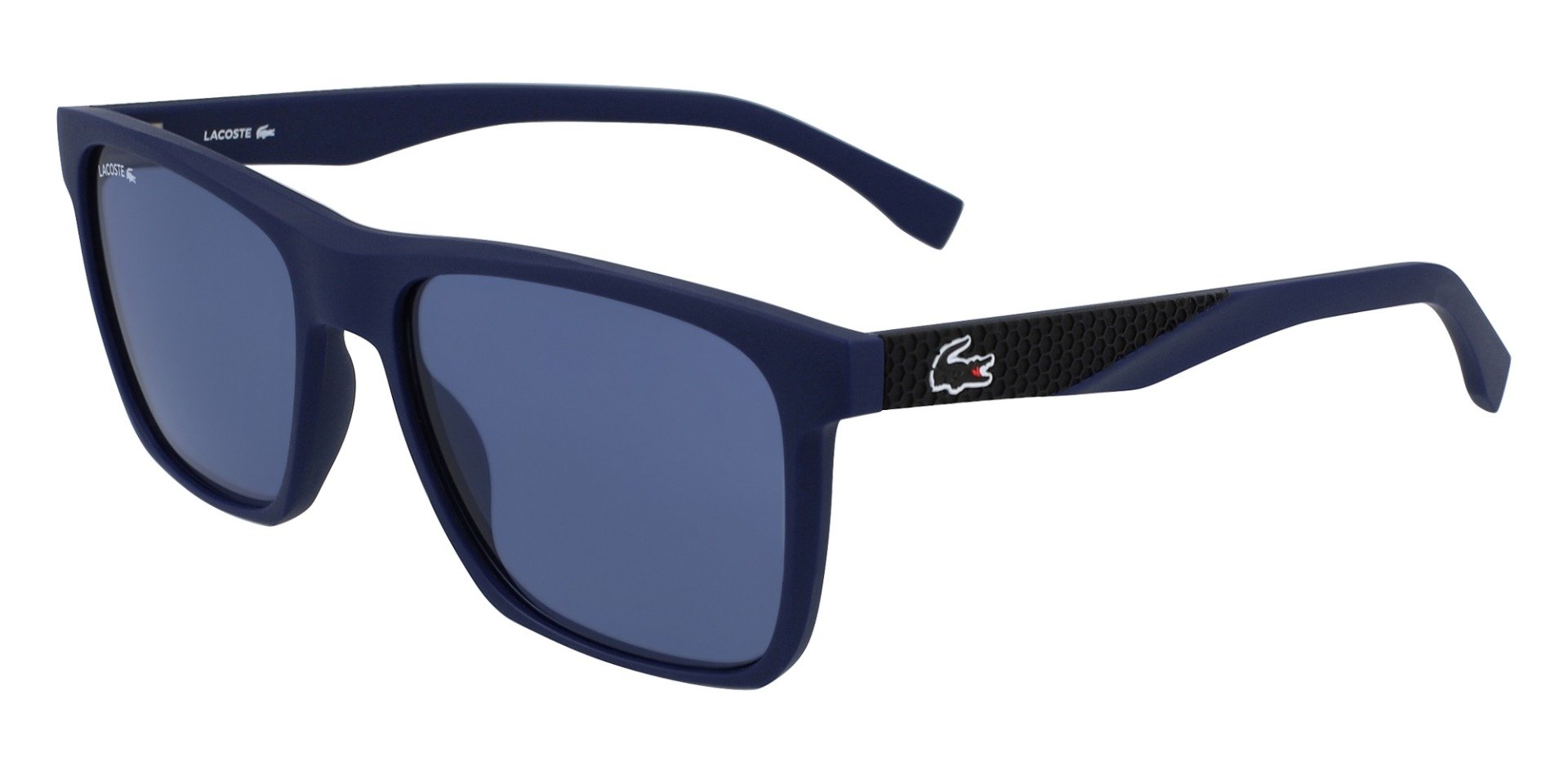 NEW popular Lacoste L927S 424 Blue Aviator Sunglasses with Grey Lenses & Lacoste Case