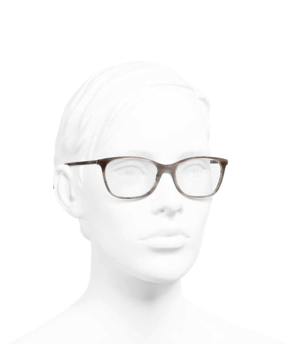 CHANEL 3414 Rectangle Acetate Glasses | Fashion Eyewear US